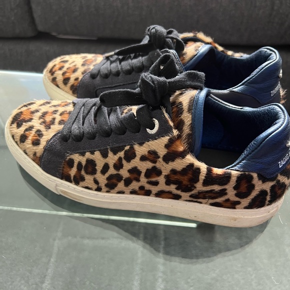 Leopard Zadig and Voltaire size 39 sneakers - Picture 2 of 7